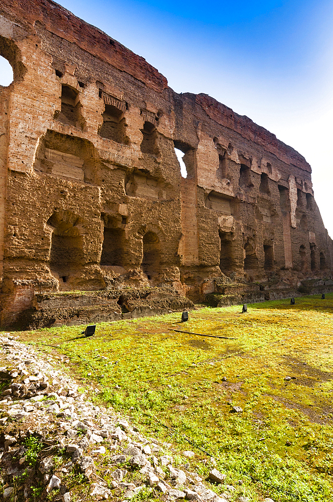 Natatio (Swimming pool), Baths of Caracalla, UNESCO World Heritage Site, Rome, Latium (Lazio), Italy, Europe