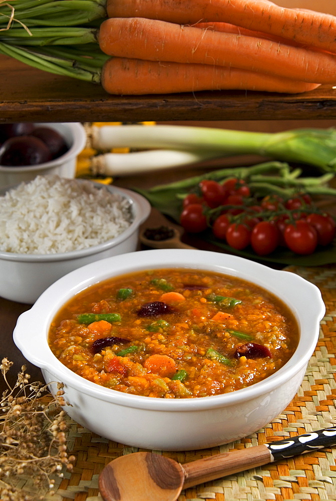 Madagascan food, lasopy, Vegetable soup, Madagascar, Africa