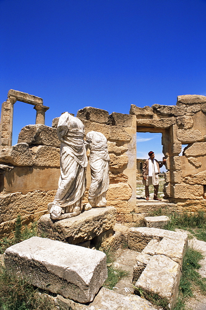 Dymitra Sanctuary, Cyrene, UNESCO World Heritage Site, Cyrenaica, Libya, North Africa, Africa