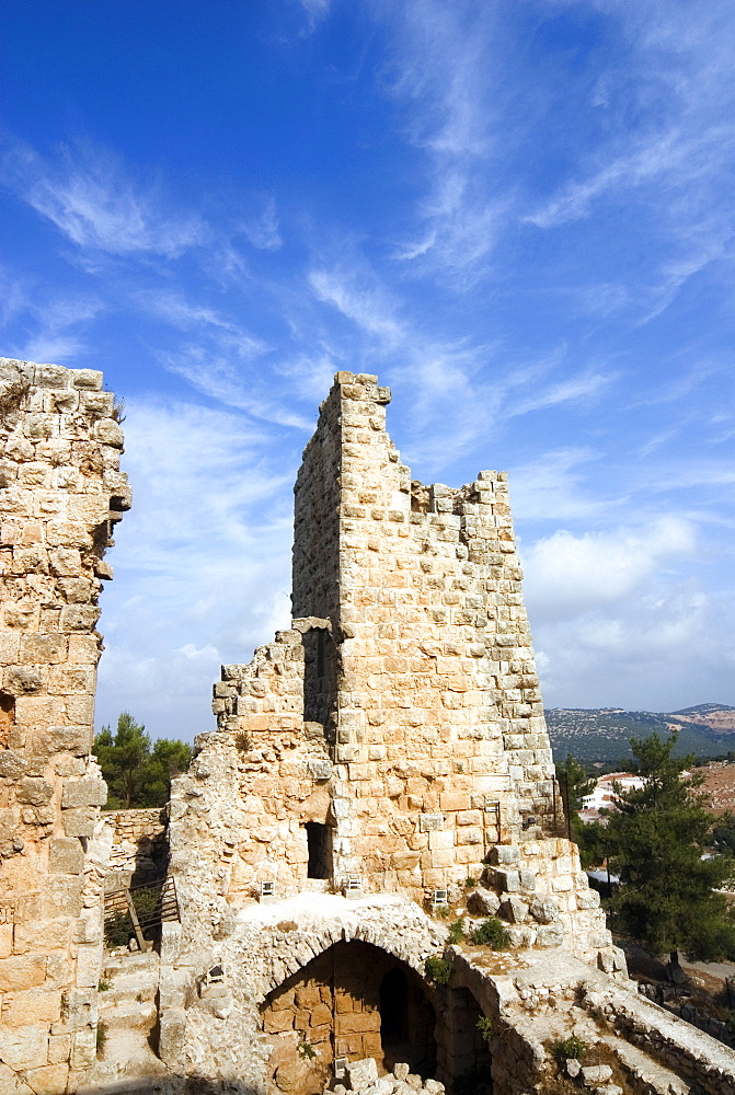 Muslim military fort of Ajloun, Jordan, Middle East