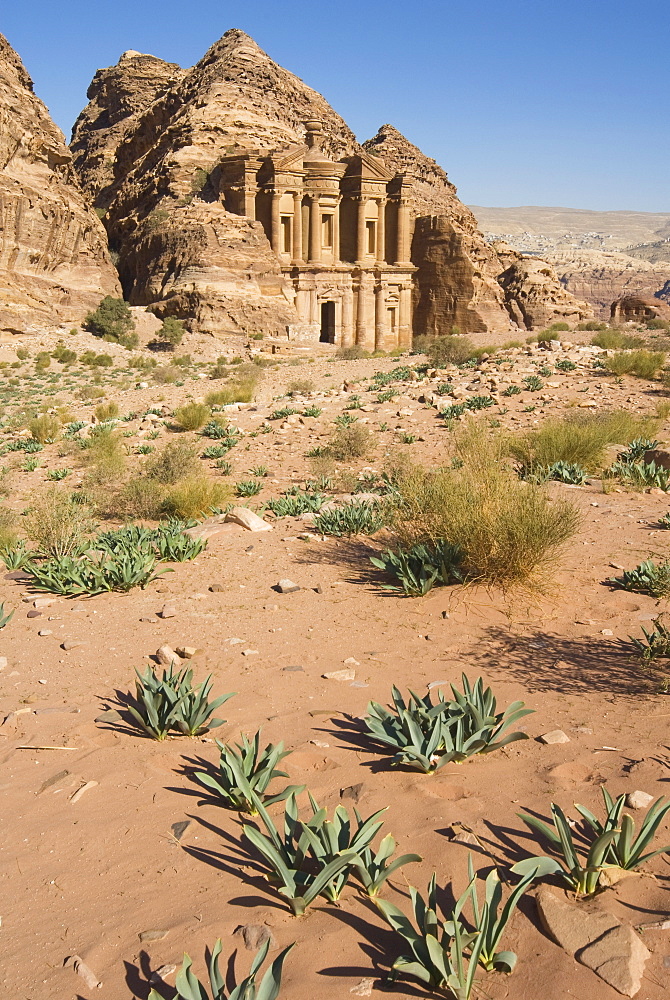 The Monastery (El Deir), Petra, UNESCO World Heritage Site, Jordan, Middle East