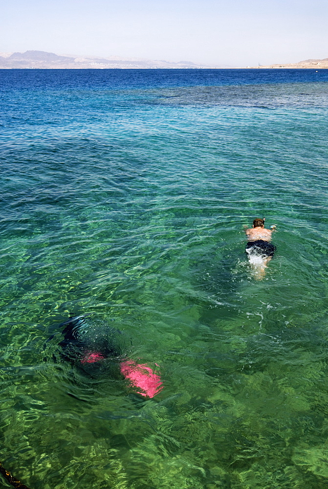 Diver, Aqaba, Jordan, Middle East