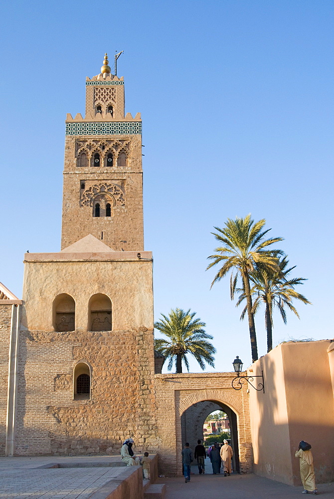 Koutoubia Mosque, UNESCO World Heritage Site, Marrakech (Marrakesh), Morocco, North Africa, Africa