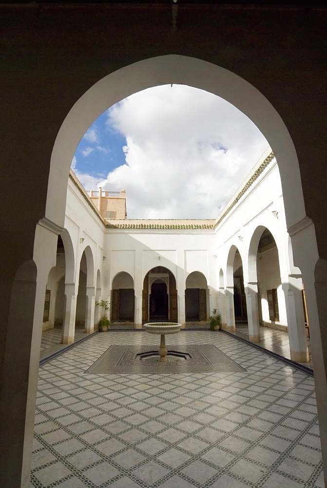 Bahia Palace, Marrakech (Marrakesh), Morocco, North Africa, Africa