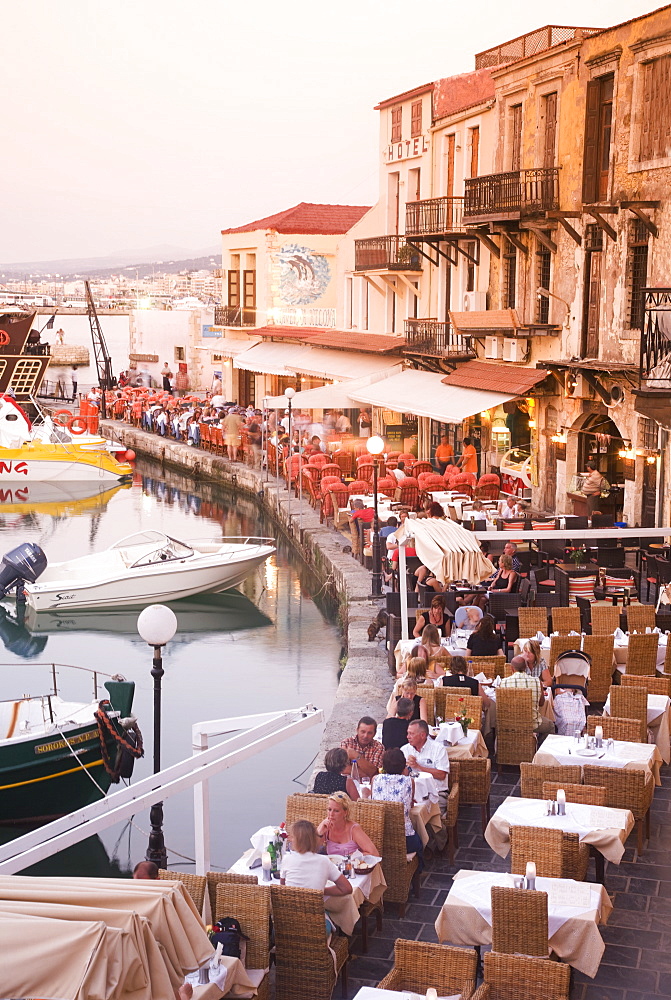 Waterfront, Rethymnon, Crete, Greece, Europe