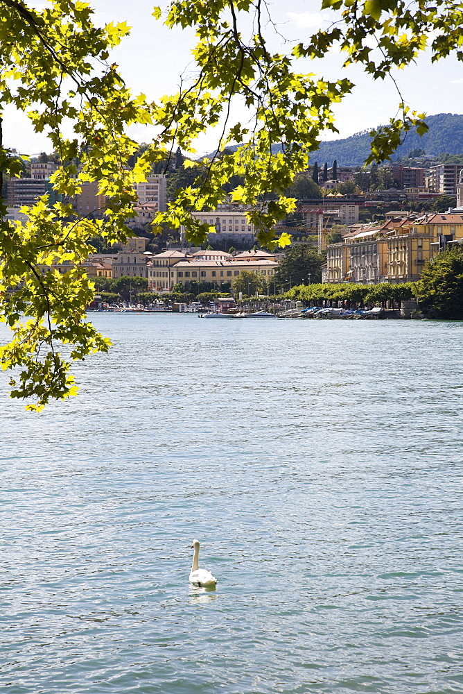 Lugano, Lake Lugano, Tessin (Ticino) Canton, Switzerland, Europe