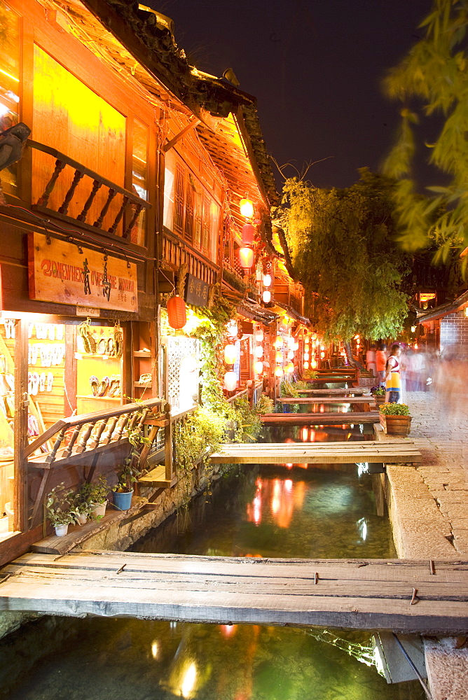 The Old Town, Lijiang, UNESCO World Heritage Site, Yunnan Province, China, Asia