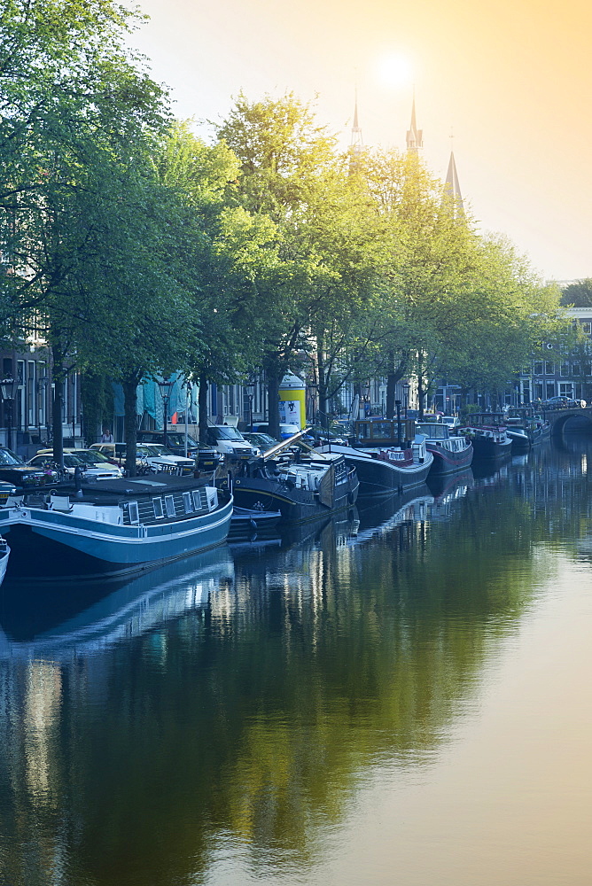 Canal, Amsterdam, The Netherlands, Europe