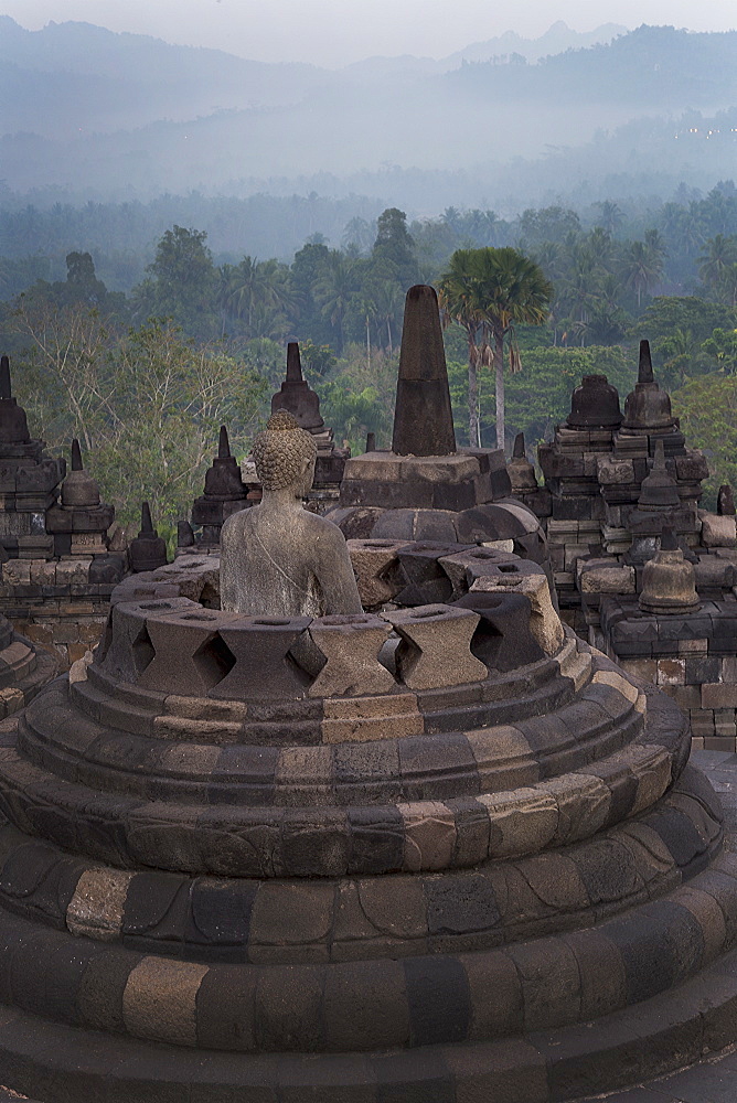 Borobudur Buddhist Temple, UNESCO World Heritage Site, Java, Indonesia, Southeast Asia, Asia