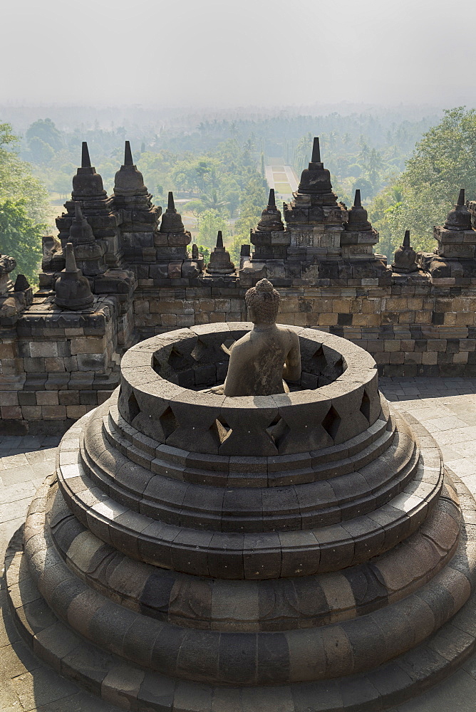 Borobudur Buddhist Temple, UNESCO World Heritage Site, Java, Indonesia, Southeast Asia, Asia