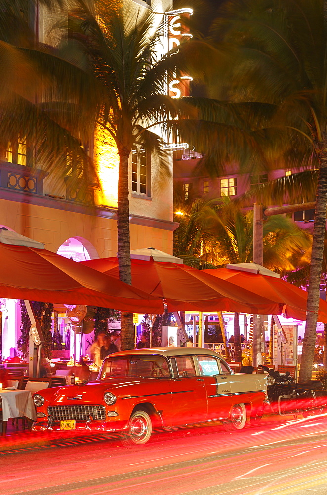 Art Deco District, Ocean Drive, South Beach, Miami Beach, Florida, United States of America, North America