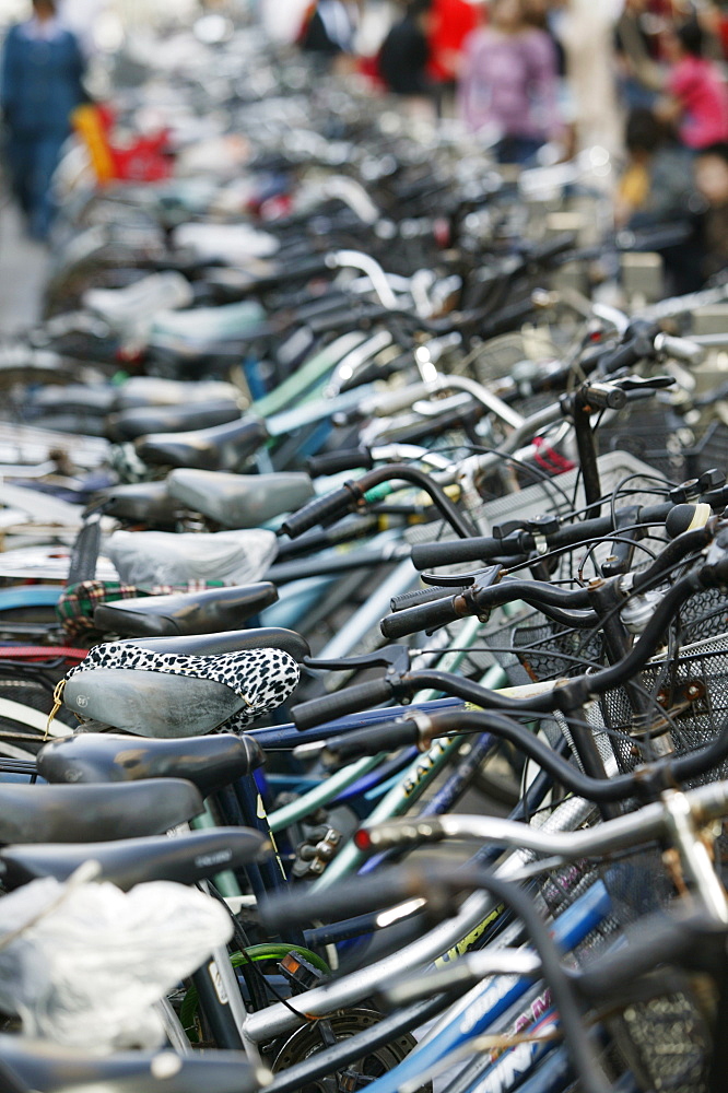 Bicycles, Beijing (Peking), China, Asia