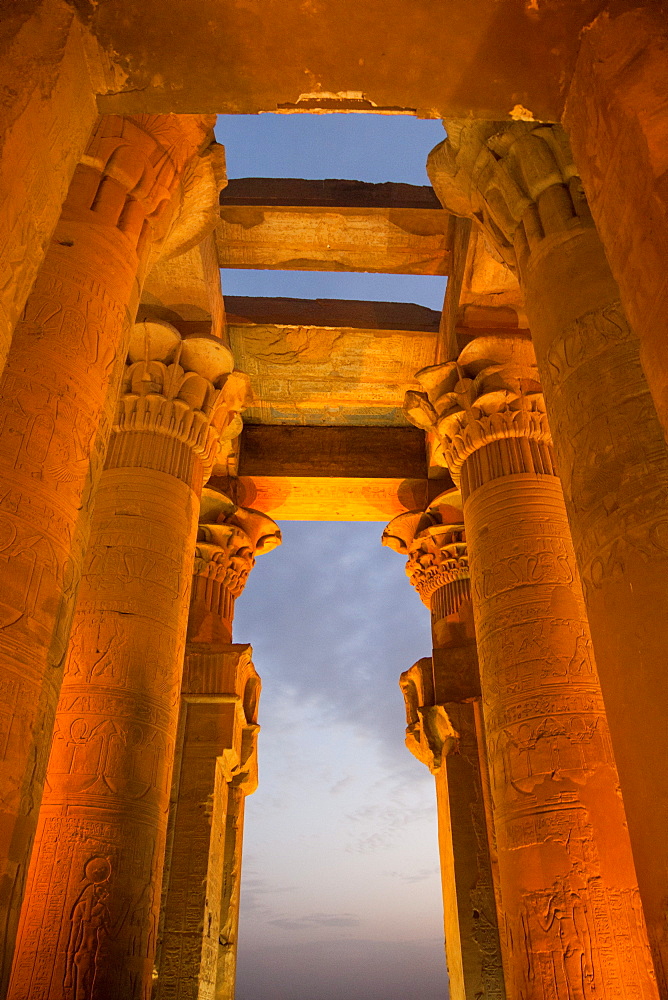 The ancient Egyptian Temple of Kom Ombo near Aswan, Egypt, North Africa, Africa