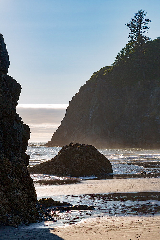 Ruby Beach in the Olympic National Park, UNESCO World Heritage Site, Pacific Northwest coast, Washington State, United States of America, North America