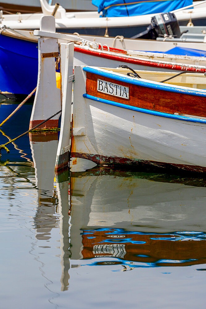 The small fishing village of Port de Centuri on Cap Corse, the most northerly point of Corsica, France, Mediterranean, Europe