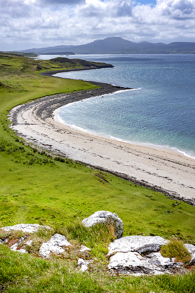 Shoreline at Coral beach on the Isle of Skye, Inner Hebrides, Scotland.