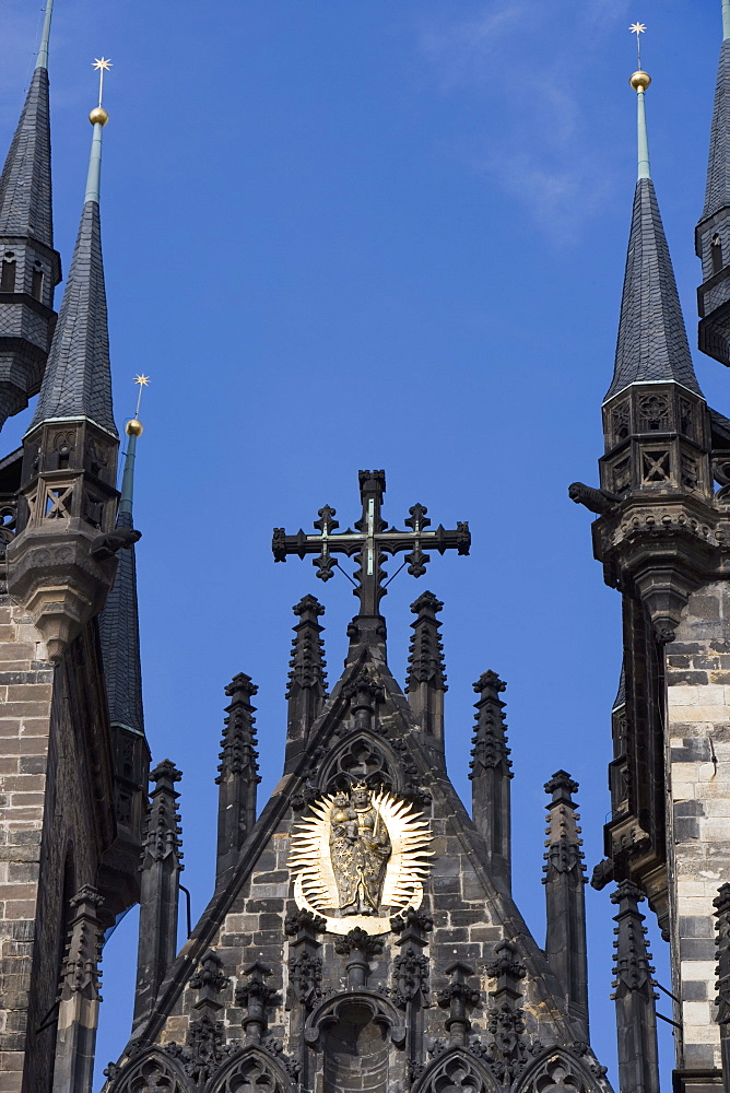 Church of Our Lady before Tyn, Old Town Square, Old Town,  Prague, Czech Republic, Europe