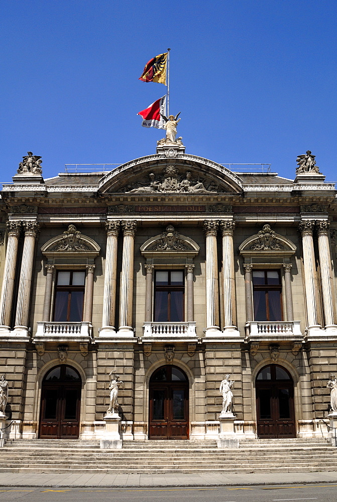 The Grand Theatre, Place de Neuve, Geneva, Switzerland, Europe