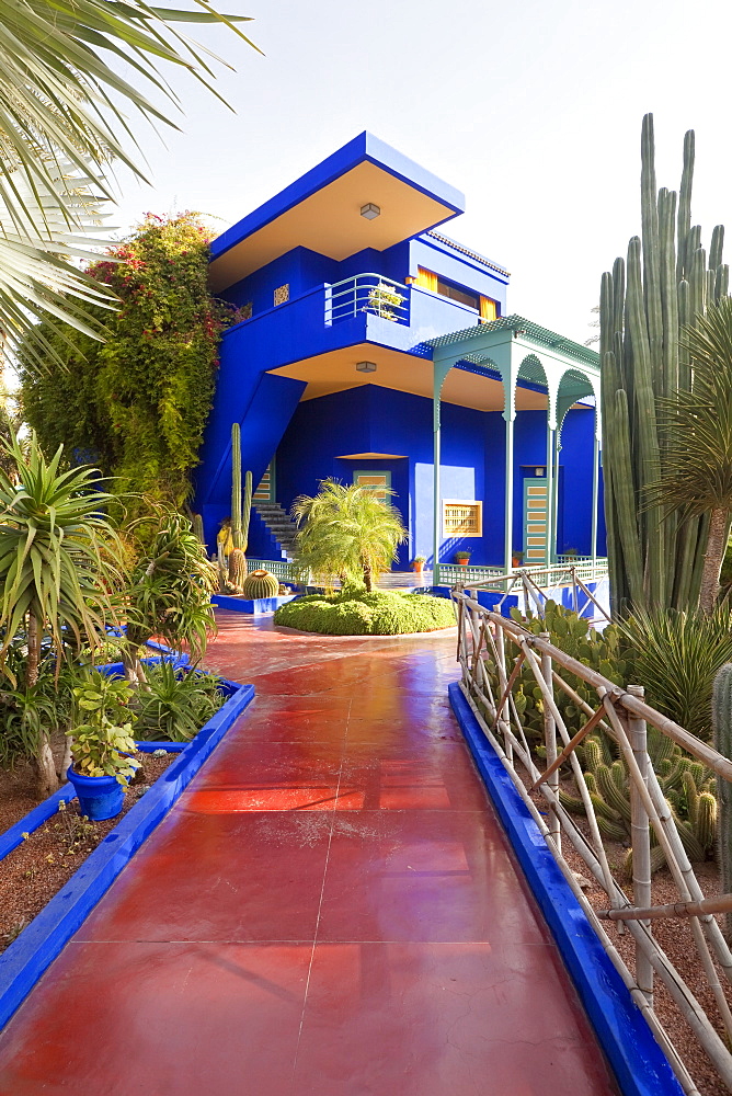 Majorelle Gardens, Marrakesh, Morocco, North Africa, Africa