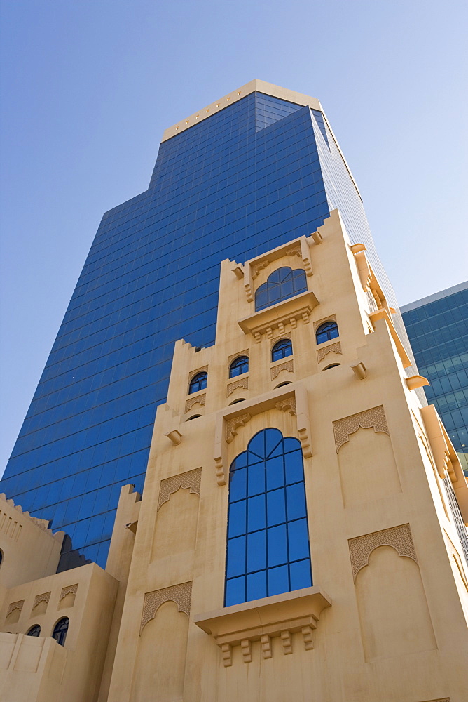 Buildings in the West Bay financial and business district, Doha, Qatar, Middle East