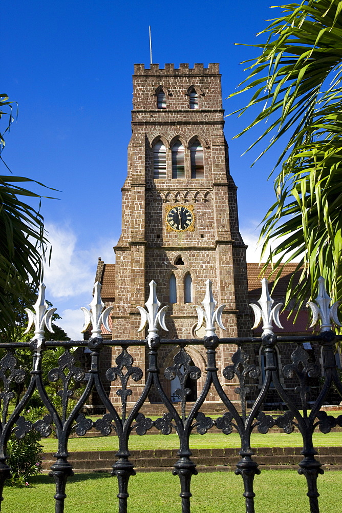 St. George's Anglican Church, Basseterre, St. Kitts, Leeward Islands, West Indies, Caribbean, Central America