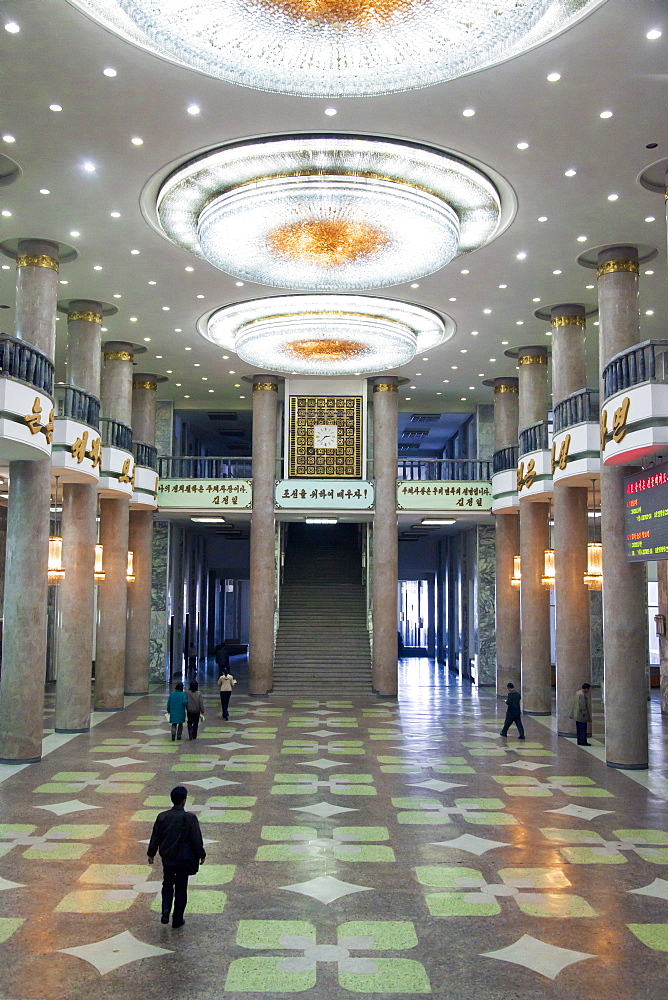 Grand People's Study House, Pyongyang, Democratic People's Republic of Korea (DPRK), North Korea, Asia