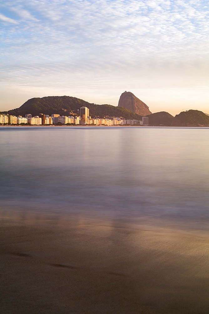 Copacabana beach and Sugar Loaf, Rio de Janeiro, Brazil, South America