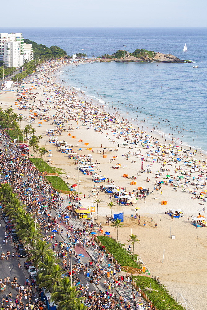 Ipanema Beach, Street carnival, Rio de Janeiro, Brazil, South America