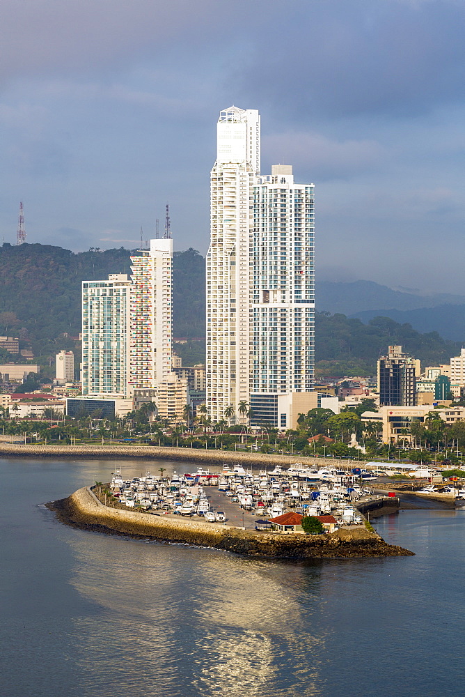 Apartment towers, Panama City, Panama, Central America