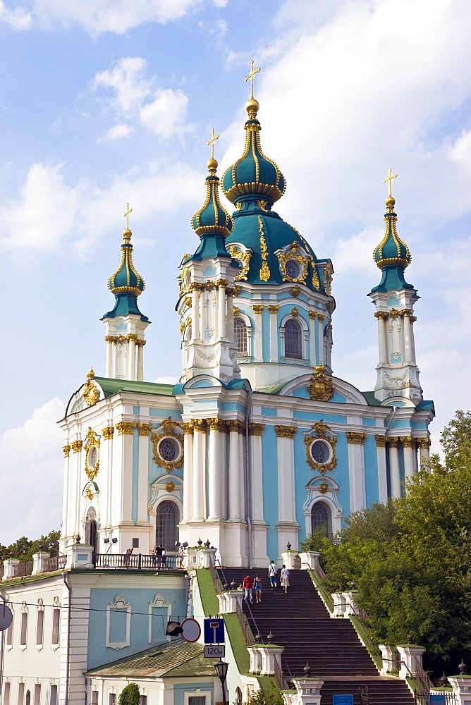 St. Andrew's Church, Kiev, Ukraine, Europe