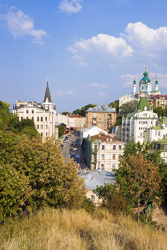 St. Andrews Orthodox Church, Podil, Kiev, Ukraine, Europe