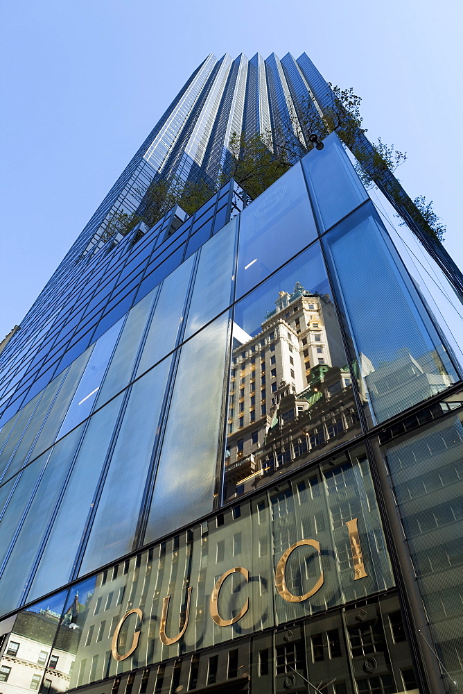 Designer shops on Fifth Avenue, Manhattan, New York City, New York, United States of America, North America