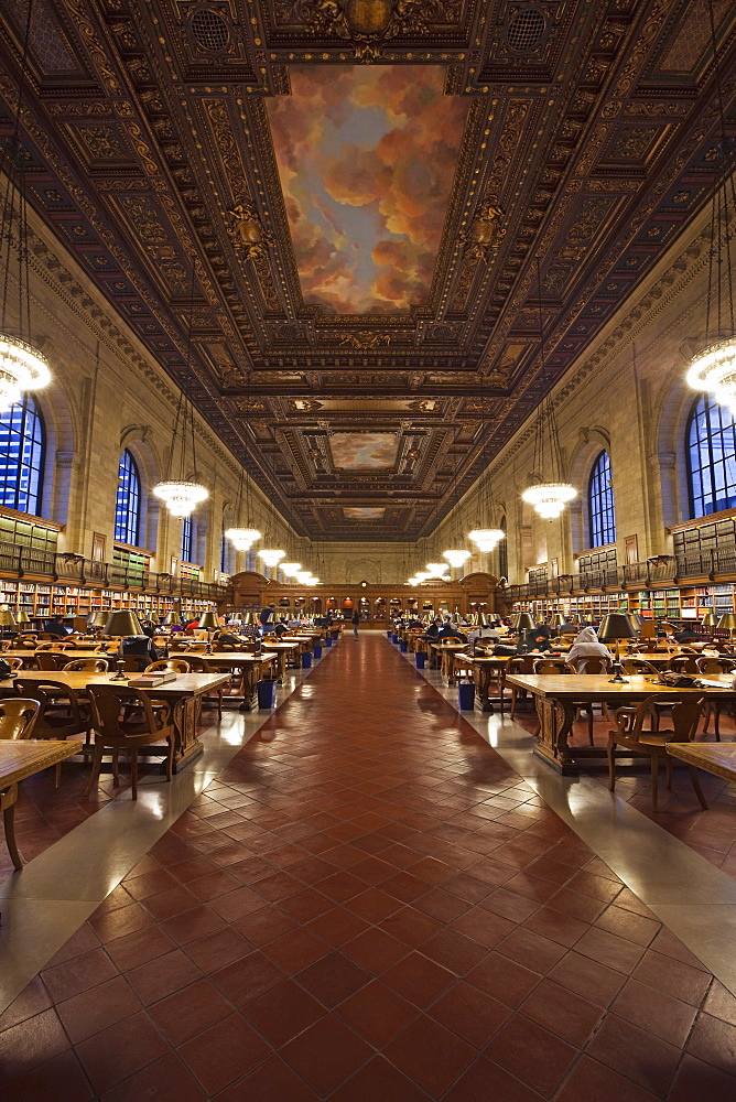 New York Public Library, Manhattan, New York City, New York, United States of America, North America