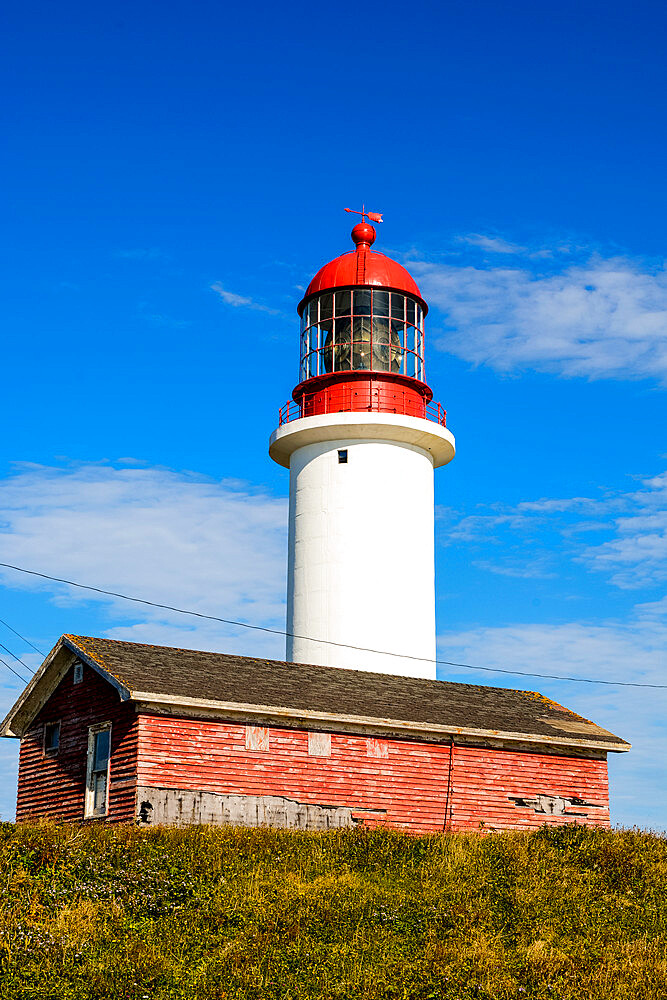 Cape Race Lighthouse, Cape Race, Avalon Peninsula, Newfoundland, Canada, North America