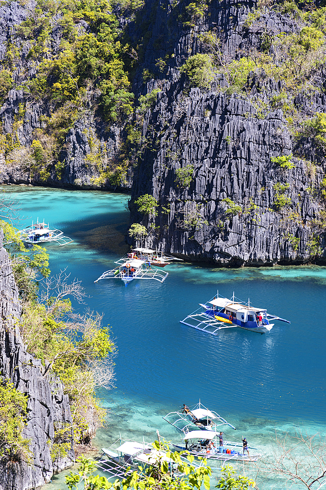 Kayangan Lake, Coron, Palawan, Philippines, Southeast Asia, Asia