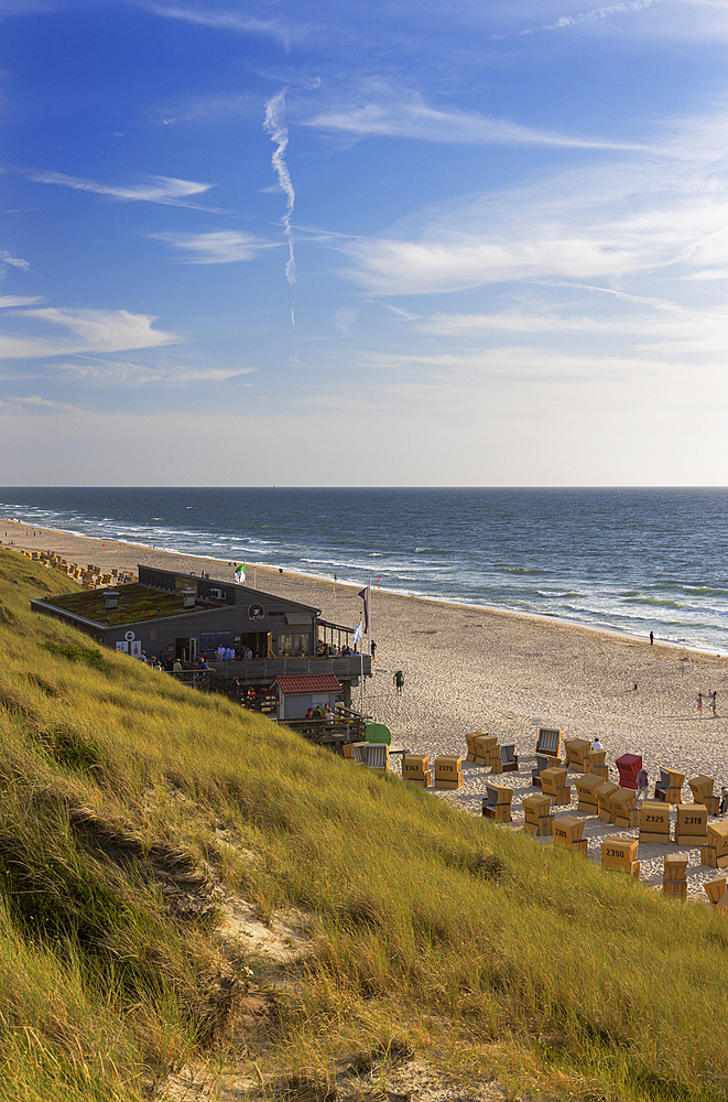 Red Cliffs beach (Rotes Kliff), Kampen, Sylt, Schleswig Holstein, Germany, Europe