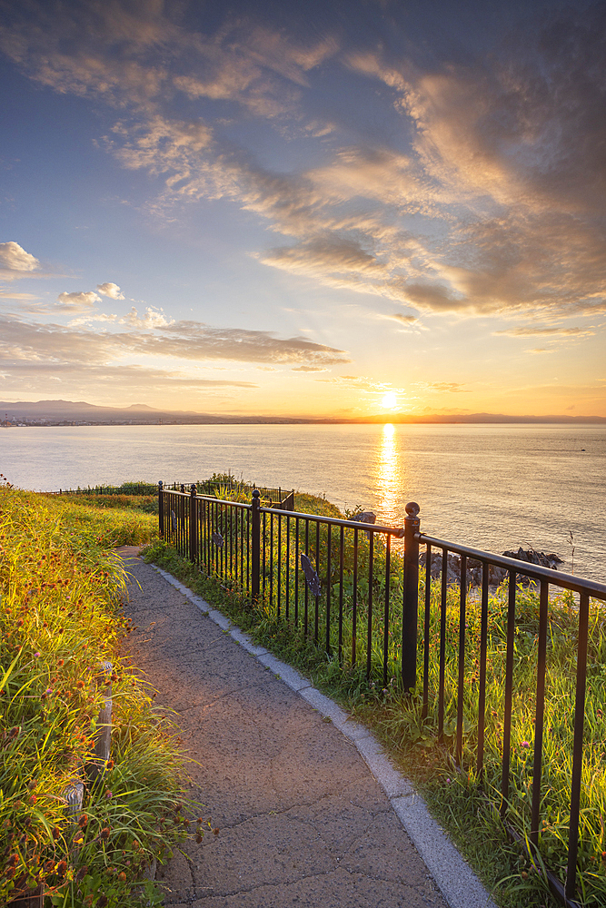 Cape Tachimachi at sunrise, Hakodate, Hokkaido, Japan