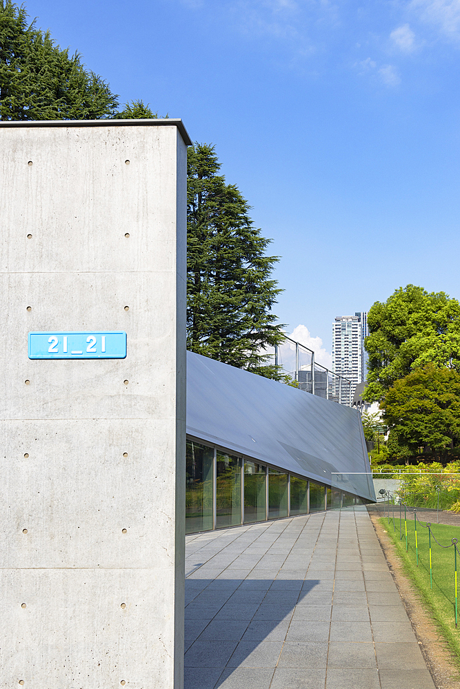 21_21 Design Sight Art Museum in Midtown Garden, Tokyo, Japan