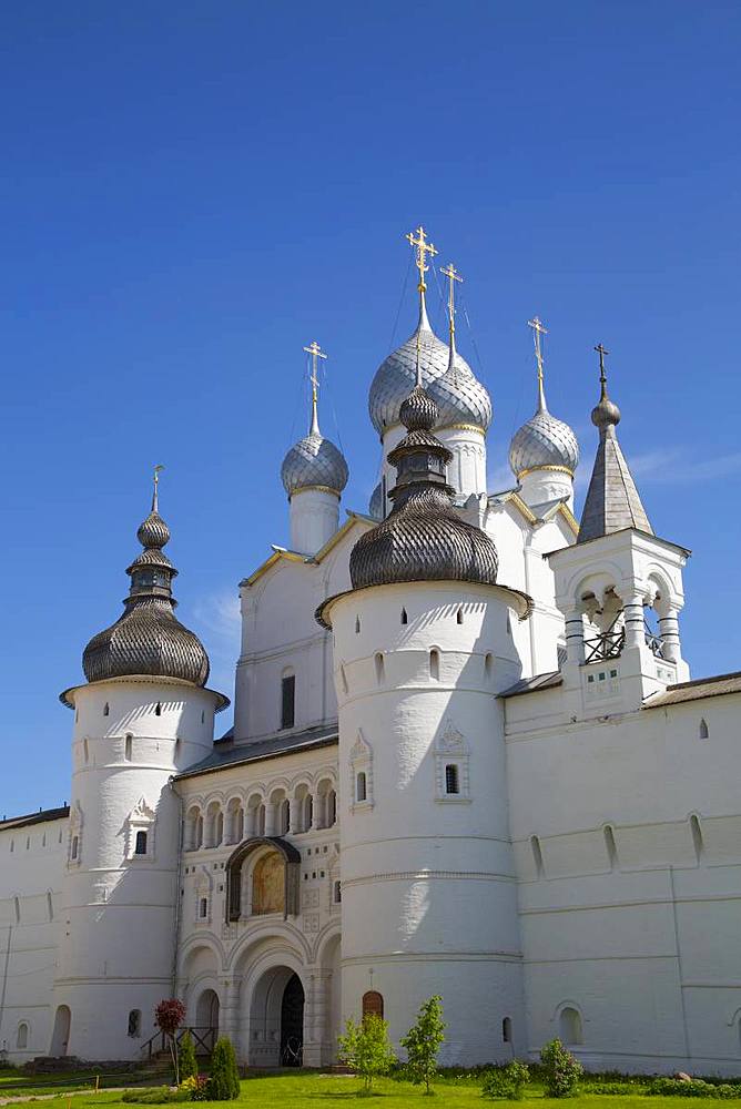 Resurrection of Christ Gate Church, Kremlin, Rostov Veliky, Golden Ring, Yaroslavl Oblast, Russia, Europe