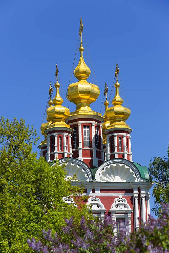 Transfiguration Gate Church, Novodevichy Convent, UNESCO World Heritage Site, Moscow, Russia, Europe