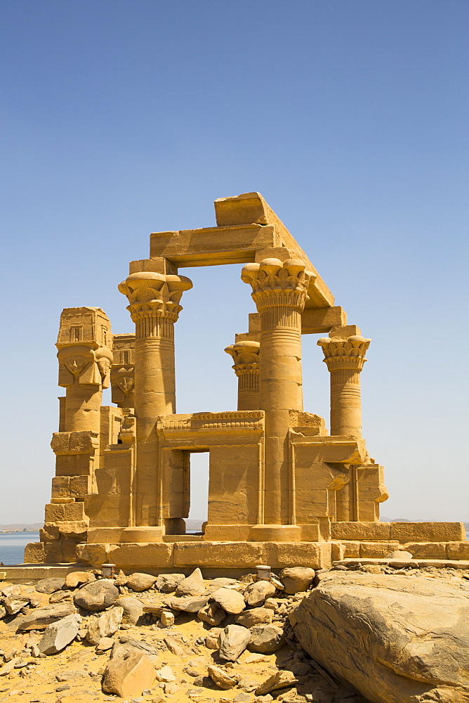 Chapel of Qartasa, Kalabsha, UNESCO World Heritage Site, near Aswan, Nubia, Egypt, North Africa, Africa