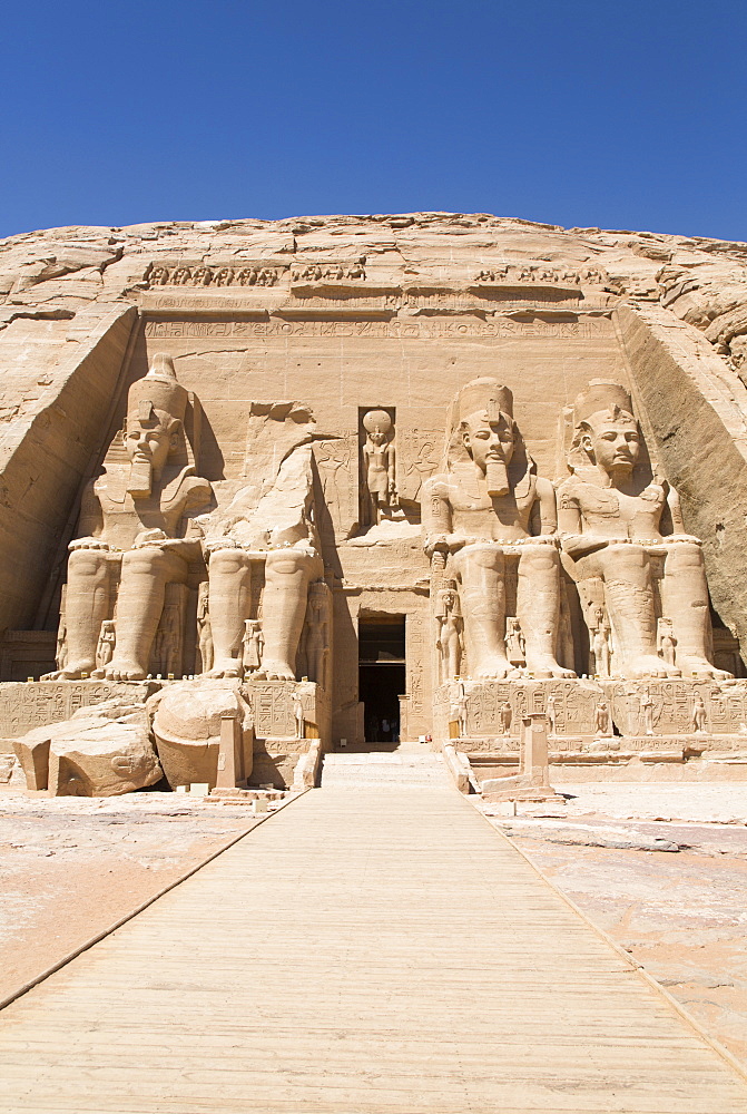 Ramses II Temple, UNESCO World Heritage Site, Abu Simbel, Nubia, Egypt, North Africa, Africa