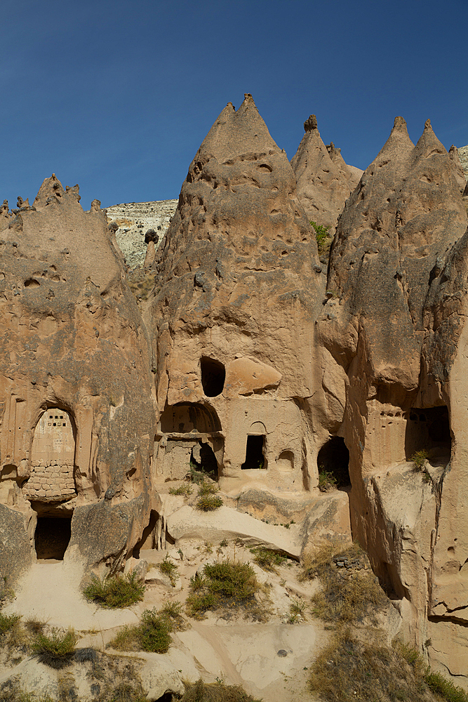 Zelve Open Air Museum, Aydinli Mahallesi, Cappadocia Region, Nevsehir Province, Anatolia, Turkey, Asia Minor, Asia