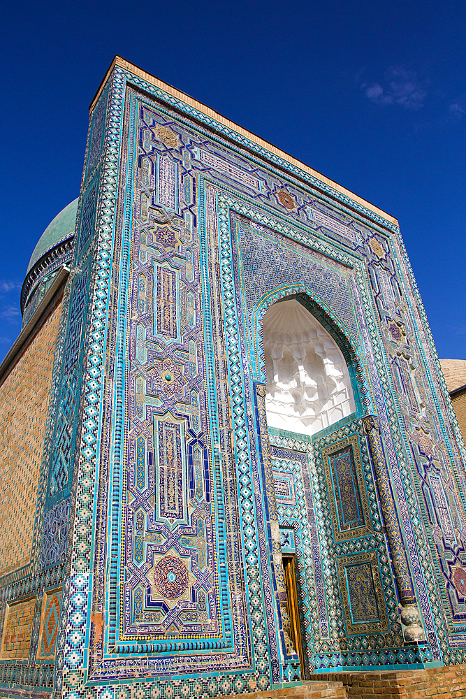 Usto Ali Nasafi Mausoleum, Middle Complex, Shah-I-Zinda Acropolis, Samarkand, Uzbekistan