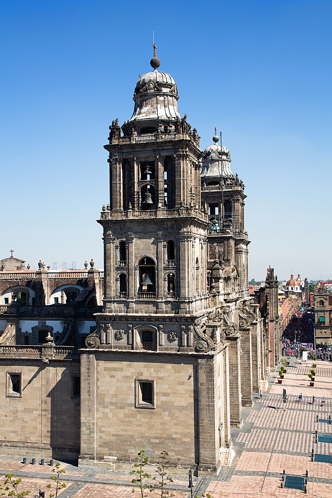 Mexico Metropolitan Cathedral, founded 1573, Historic Center, UNESCO World Heritage Site, Mexico City, Mexico, North America