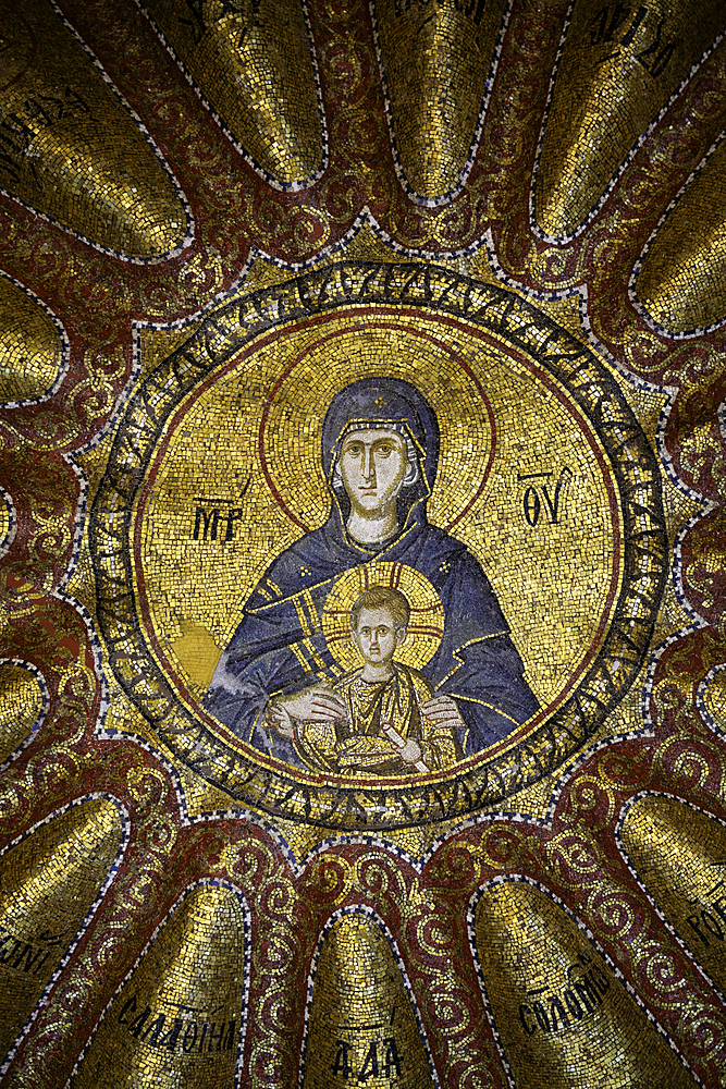 Bzantine Mosaics, Kariye Mosque (also Church of the Holy Savior of Chora), 4th Century AD, UNESCO World Heritage Site, Istanbul, Turkey