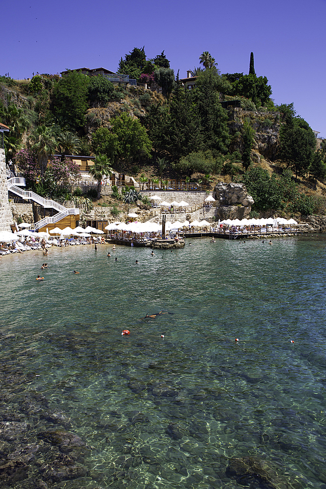 Mermerli Beach, Kaleici, Antalya, Antalya Province, Turkey