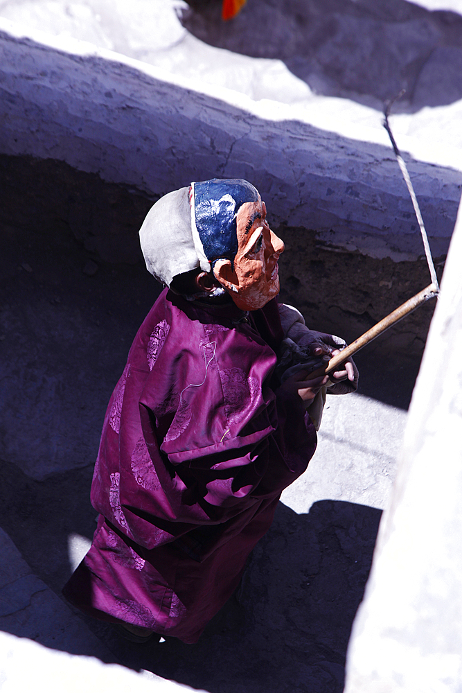Tibetan puppet and festival costume, Ladakh, India