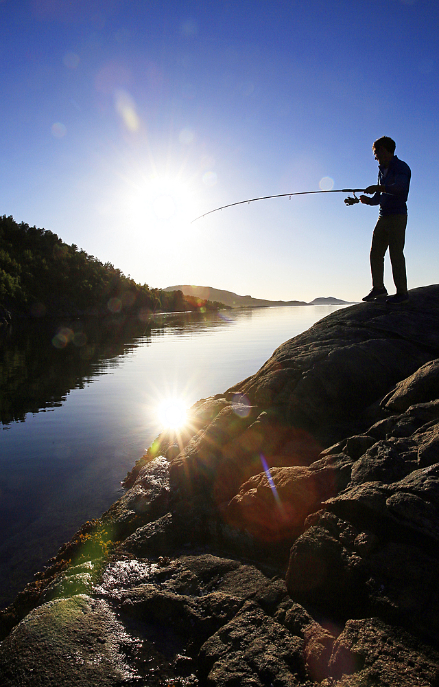 Fisherman, Flatanger, Nord-Trondelag, Norway, Scandinavia, Europe