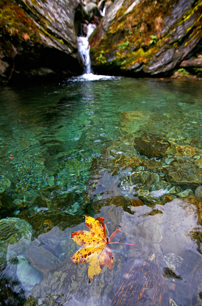 Waterfall, Khumbu, Nepal, Asia